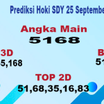 Prediksi Hoki SDY 25 September 2023