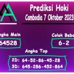 Prediksi Hoki Cambodia 7 Oktober 2023 Hari Ini