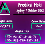 Prediksi Hoki Sydney 7 Oktober 2023 Hari Ini