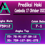 Prediksi Syair Hoki Cambodia 17 Oktober 2023 Hari Ini