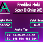 Prediksi Syair Hoki Sydney 10 Oktober 2023 Hari Ini